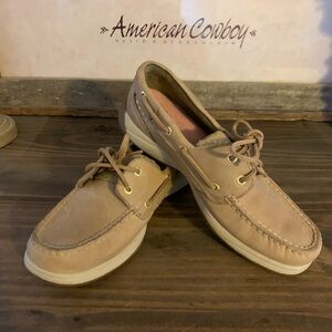 Sperry Light Brown Boat Shoes